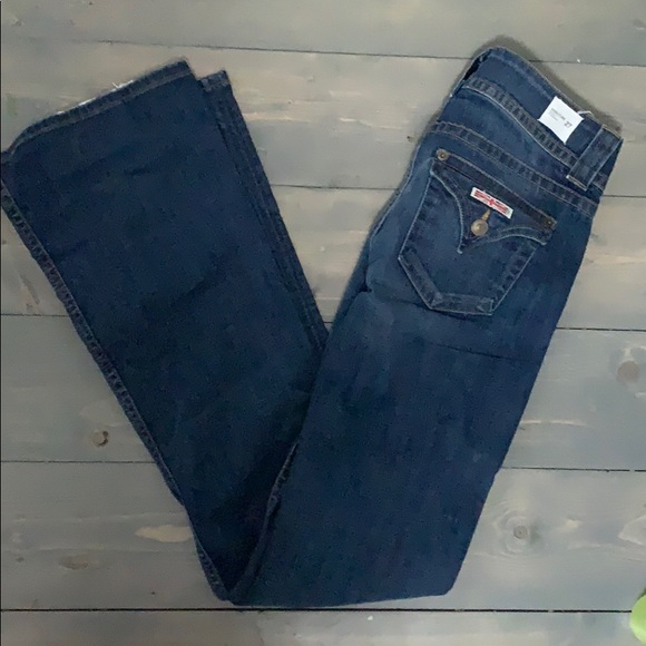Hudson Jeans Denim - Hudson Signature Bootcut Jeans Size 27 Mid Rise Dark Wash